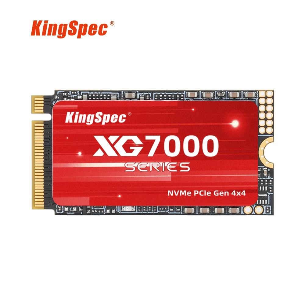 KingSpec NVMe PCIe 4.0x4 M.2 2242  ָ ̺,  M2 NMVe SSD ӵ, ִ 7200/6400 MB/s, 1TB, 2TB, 512GB